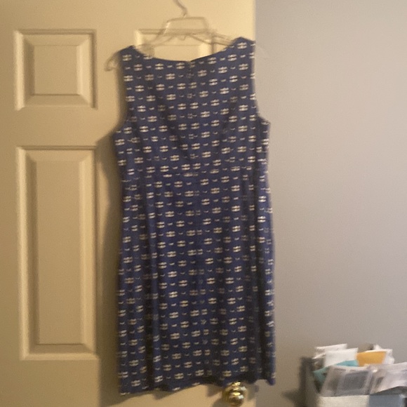 Blue and black casual dress - Picture 2 of 3
